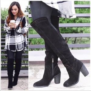 Vince Camuto Karinda Over the Knee Suede Boot